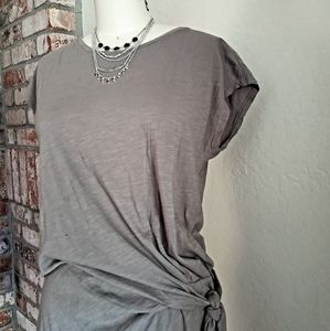 NWT Anthropologie T-shirt dress with side tie